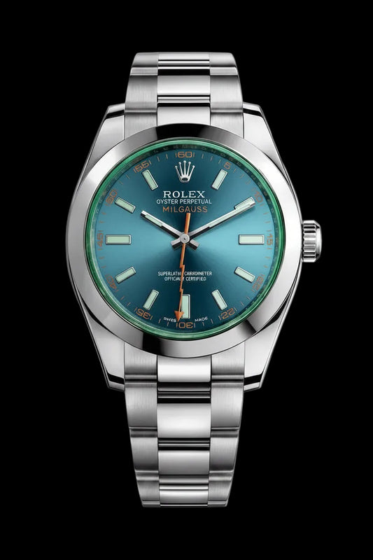 Montre classique Héritage Éclair cadran bleu électrique trotteuse éclair — SALCIR Sénégal