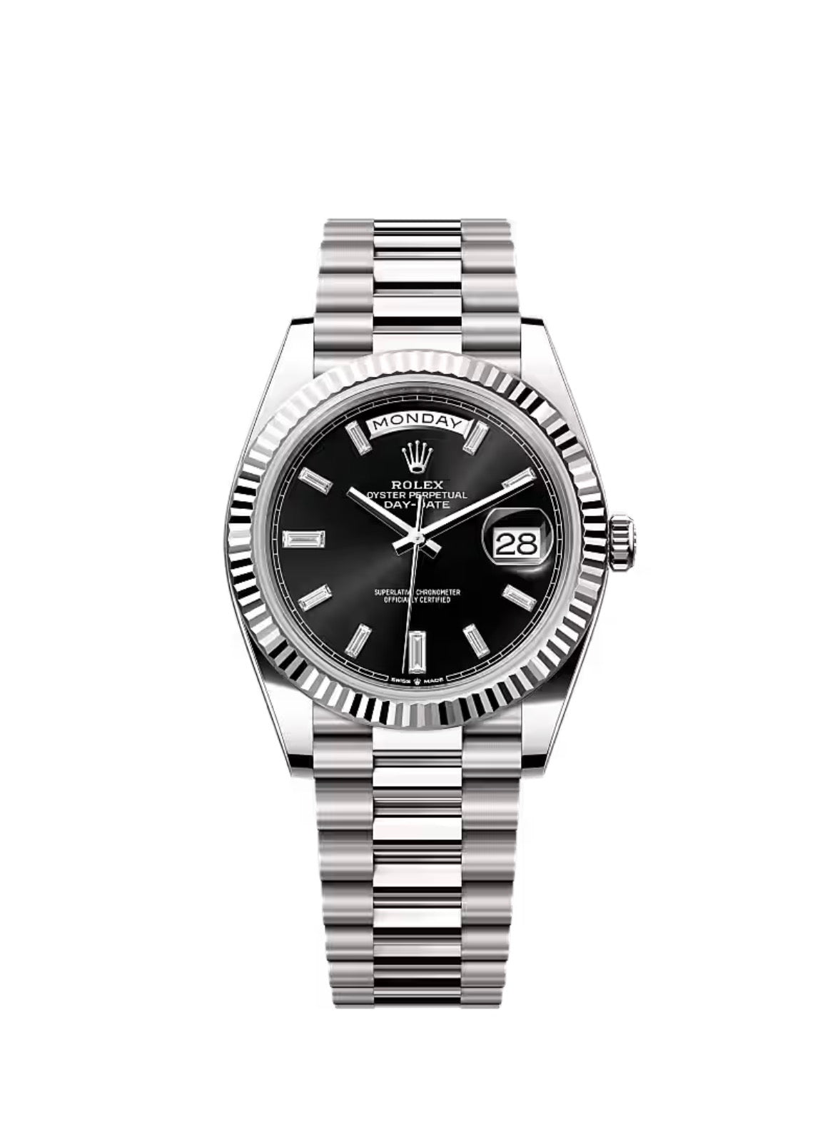 Rolex Day-Date cadran olive green or jaune bracelet président — SALCIR Sénégal