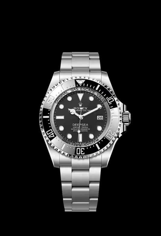 Rolex Deepsea Classique cadran noir profond acier Oystersteel — SALCIR Sénégal