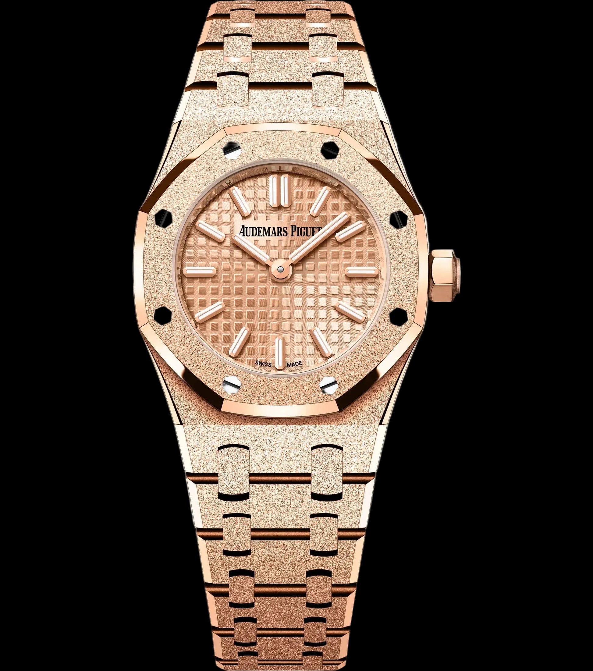 Audemars Piguet Royal Oak Mini détail bracelet or — SALCIR Sénégal