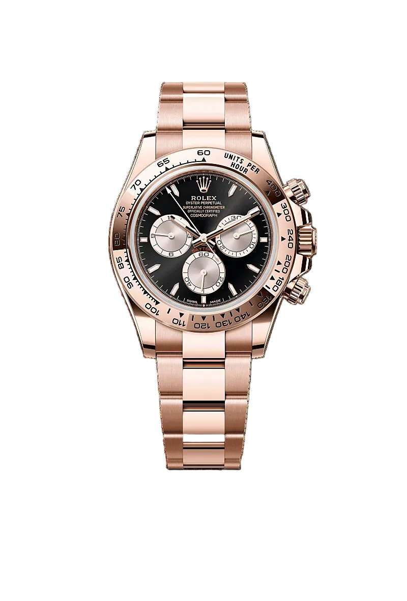 Rolex Cosmograph Daytona Black Velvet Rose or rose cadran — SALCIR Sénégal