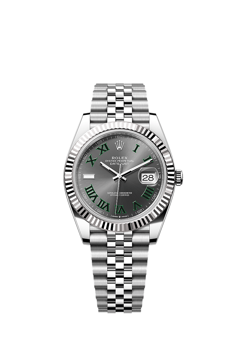 Rolex Datejust Wimbledon cadran ardoise Rolesor blanc — SALCIR Sénégal
