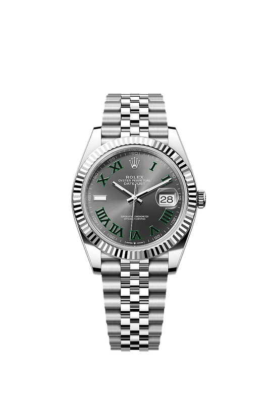 Rolex Datejust Wimbledon cadran ardoise Rolesor blanc — SALCIR Sénégal