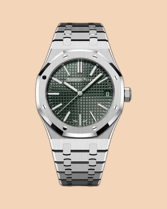 Montre SALCIR Octave Homme sur fond crème — montre sport-chic de luxe à Dakar