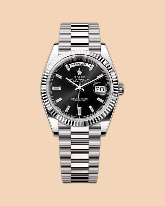 Montre SALCIR Souverain Vert sur fond crème — montre prestige cadran vert à Dakar